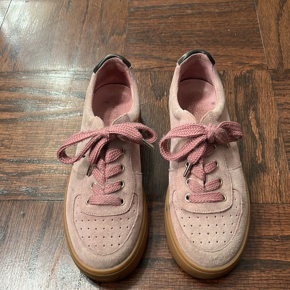 Sandro Paris Camille suede sneakers - Picture 2 of 6